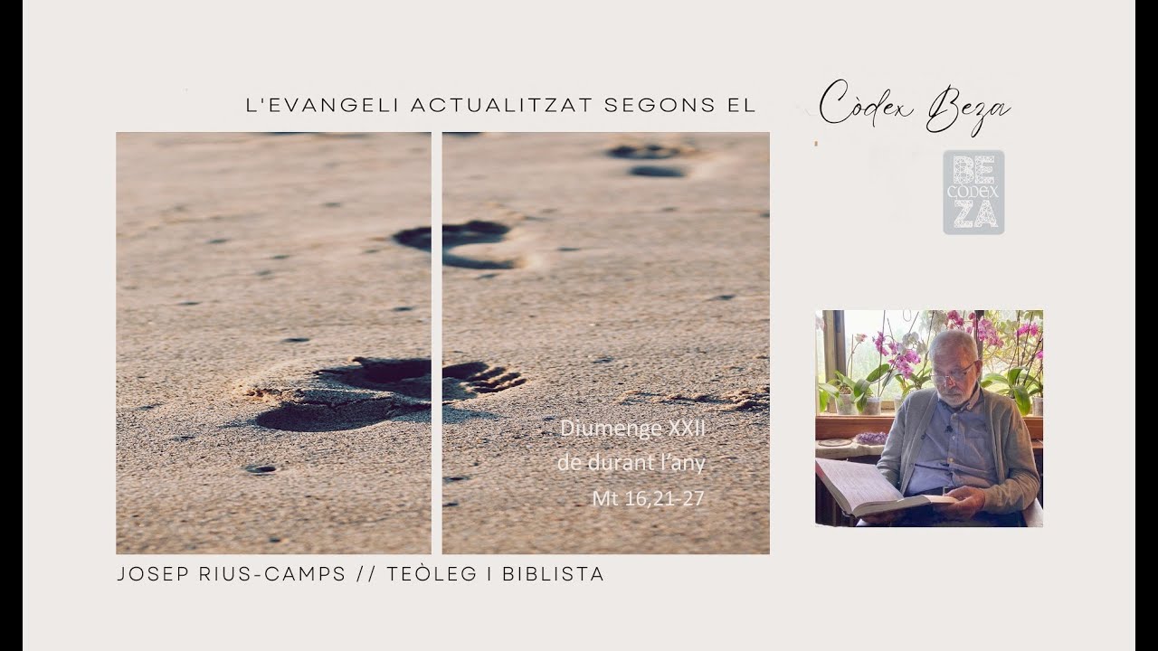 Domingo XXII del tiempo ordinario // Mt 16,21-27 Códice Beza
