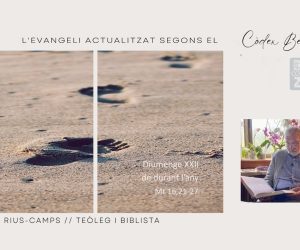 Domingo XXII del tiempo ordinario // Mt 16,21-27 Códice Beza